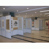 佛山合邦八棱柱屏風，八棱柱書畫展，書畫屏風